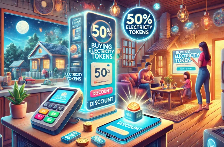 Beli token listrik dan cara dapatkan diskon 50 persen