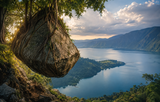 Legenda Batu Gantung Danau Toba