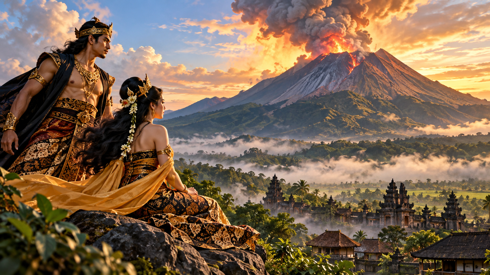 Cerita Rakyat Asal Usul Gunung Merapi